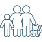 Family income benefit cover icon